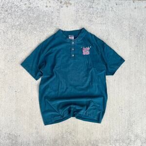 Jesus Nuff Said Oneita Rare 00’s Super Heavyweight Hanley Teal